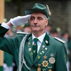Ehemalige Avantgardisten Kommandeur Werner Schlieper
